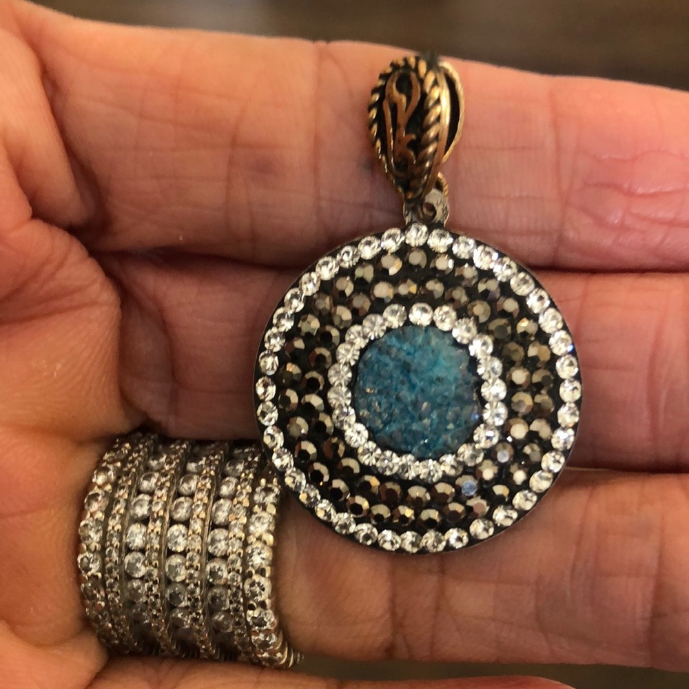 Druzy pendant